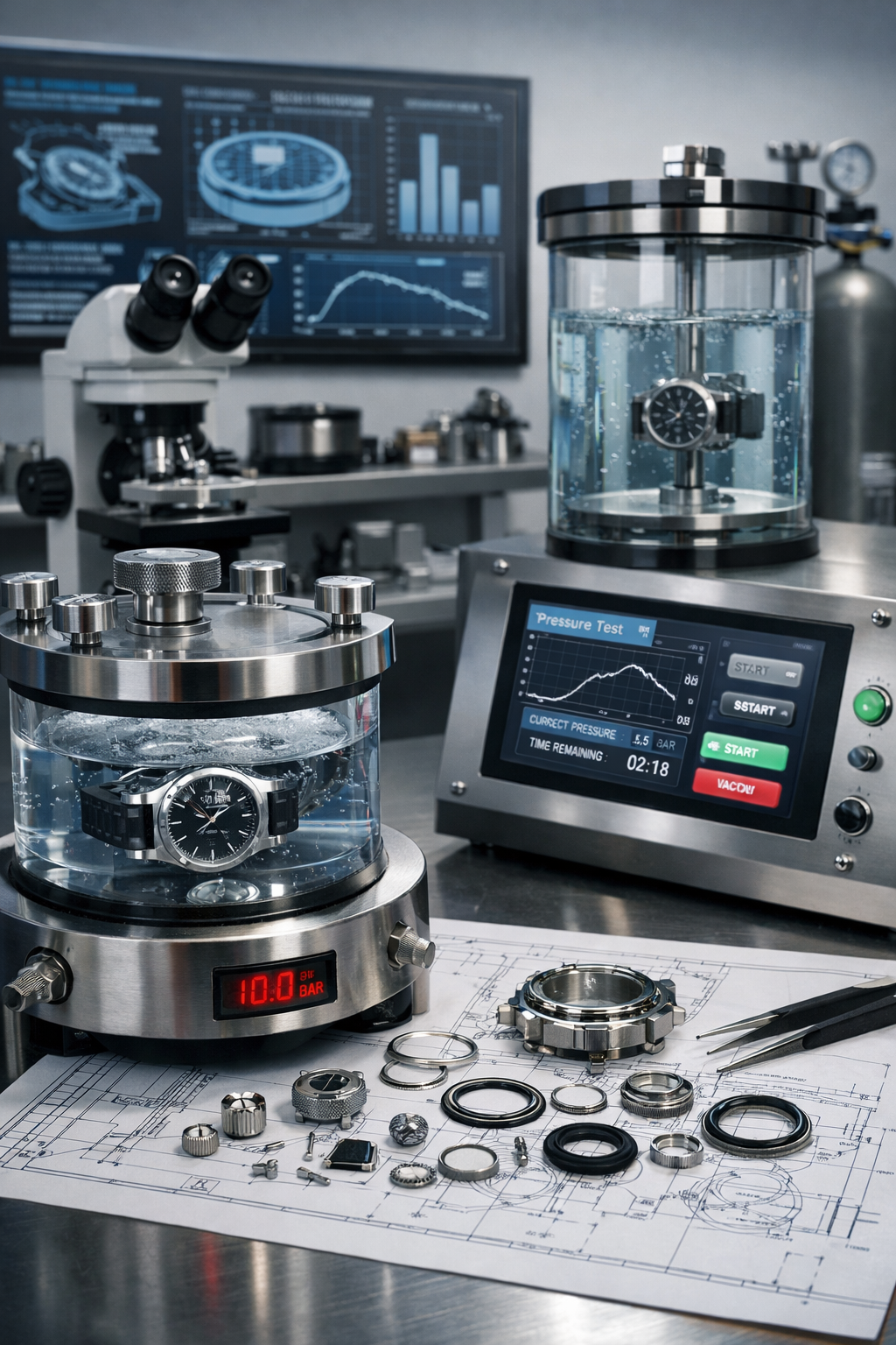 Sealing components for watch case integrity