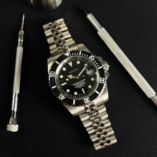 Seiko SUB BLACK GMT - CUSTOM SEIKO NH35 AUTOMATIC WATCH