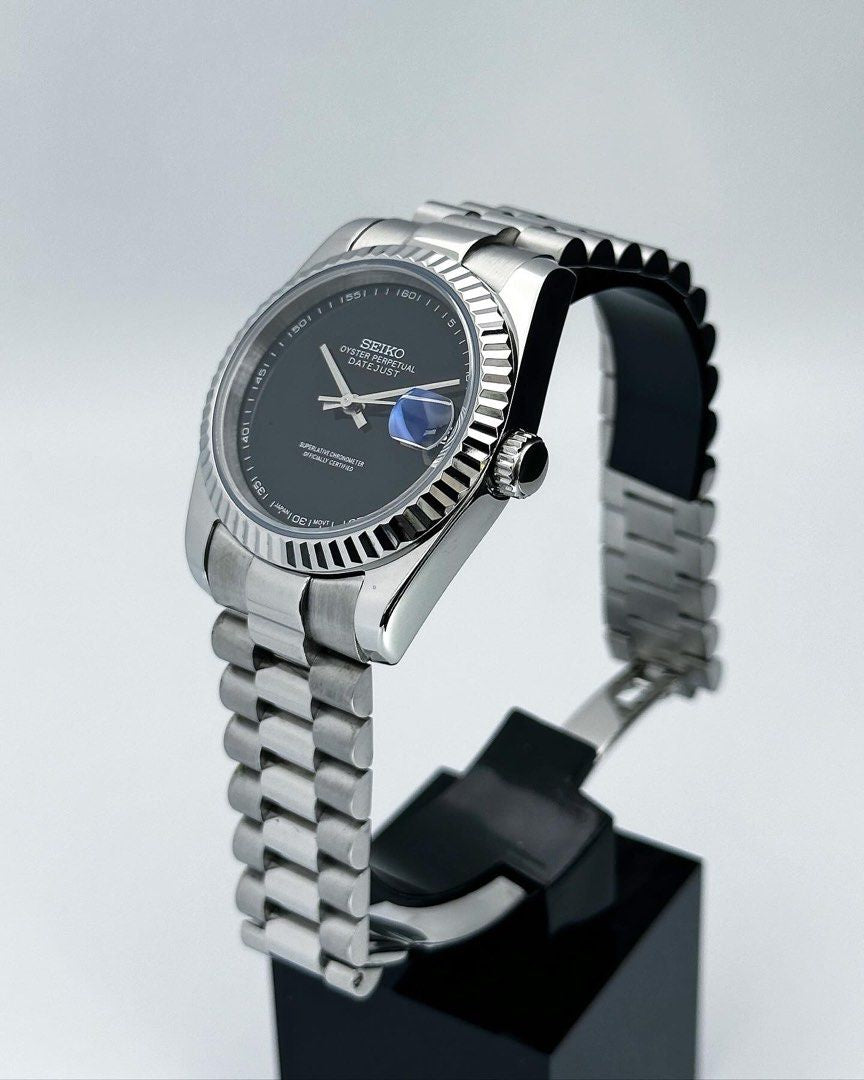 Seiko Onyx dial datejust - black