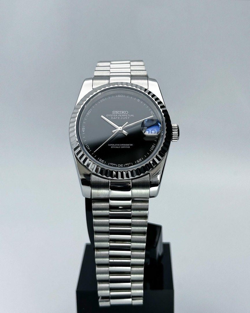 Seiko Onyx dial datejust - black