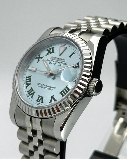 Seiko Datejust Roman Wimbledon - ice blue