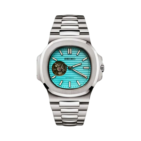 Seiko Mod Nautilus open heart tiffany