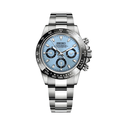 Seiko Mod Daytona (ice blue)